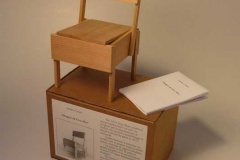 AUTOPRODUZIONE - Miniatura sedia mod. 1123 "Omaggio ad Enzo Mari"